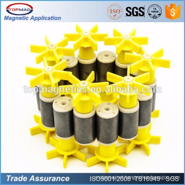 Strong Black Dics Ring Round Ferrite Ceramic Magnet from Shenzhen China